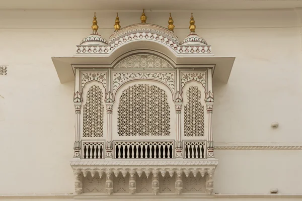 Fenster im Junagarh-Fort in Bikaner — Stockfoto