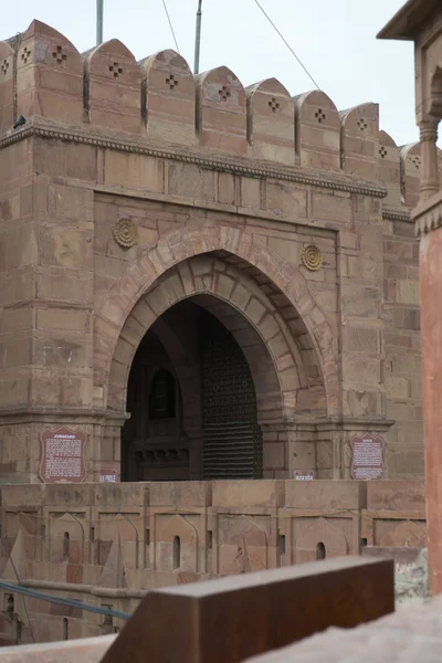 Ворота в junagarh фортецю в Біканер — стокове фото