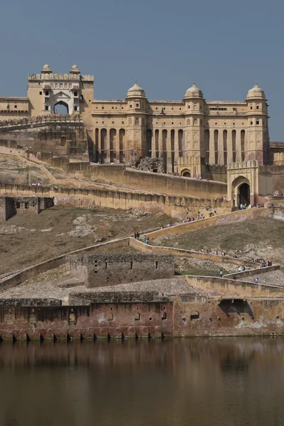 Amber fort poblíž jaipur — Stock fotografie