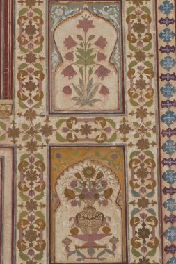 ganesh kapısı, amber fort yakınındaki jaipur, Dekorasyon