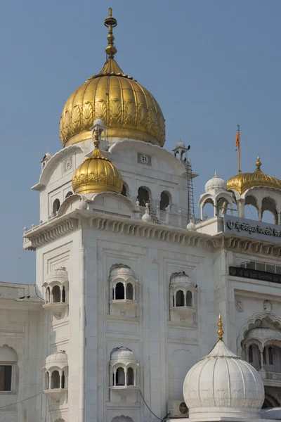 Gurdwara Bangla Sahib, Tempio Sikh a Delhi — Foto Stock