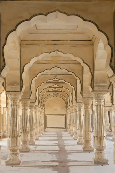 Łuki w fort amber w pobliżu jaipur — Zdjęcie stockowe