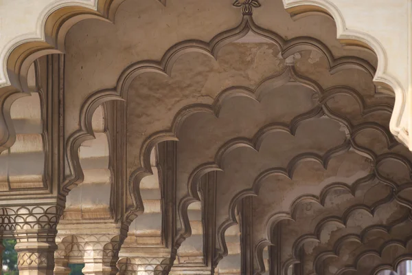 Arcos em Agra Fort — Fotografia de Stock