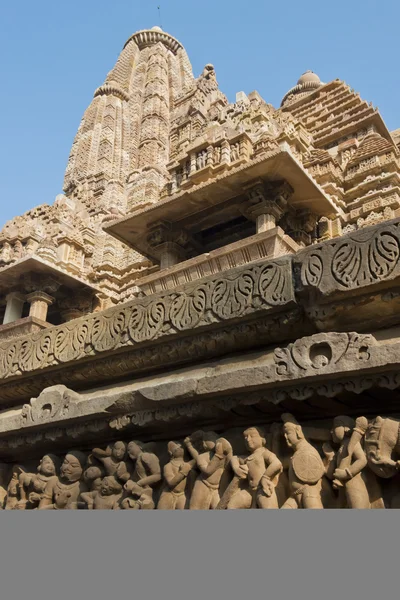 Lakshamana chrám v khajuraho — Stock fotografie