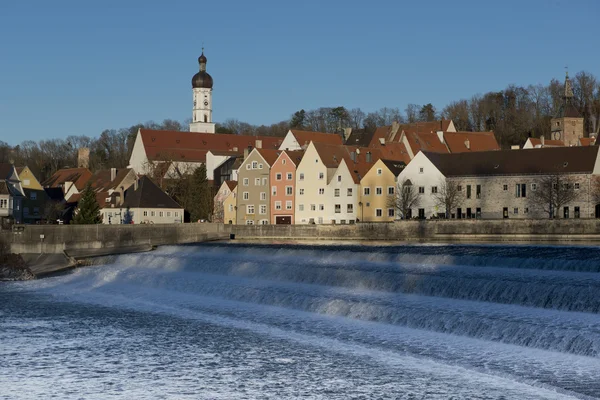 Panorama i landsberg am lech — Stockfoto