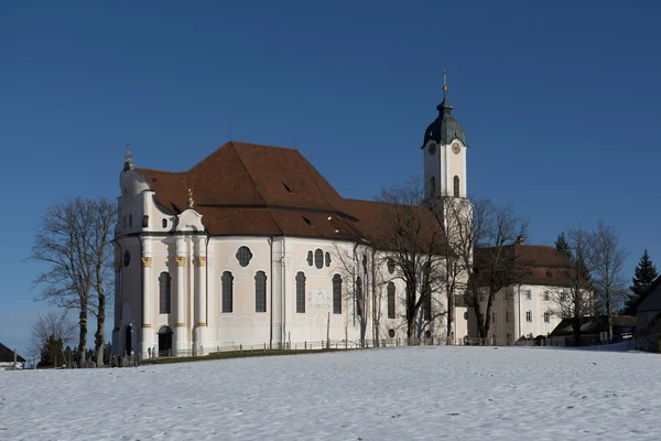 Wieskirche in Winter — Stock Photo, Image