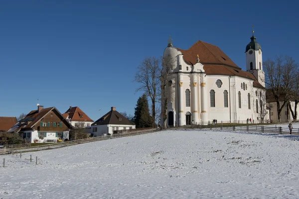 Wieskirche en invierno — Foto de Stock