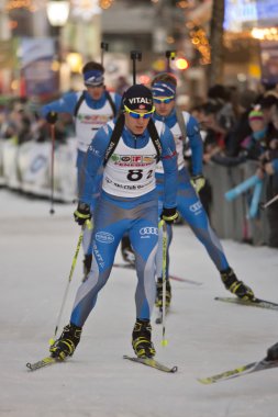Biathlon Skier clipart