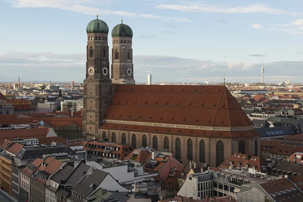 Aerial view of the Frauenkirche — Stock Photo, Image