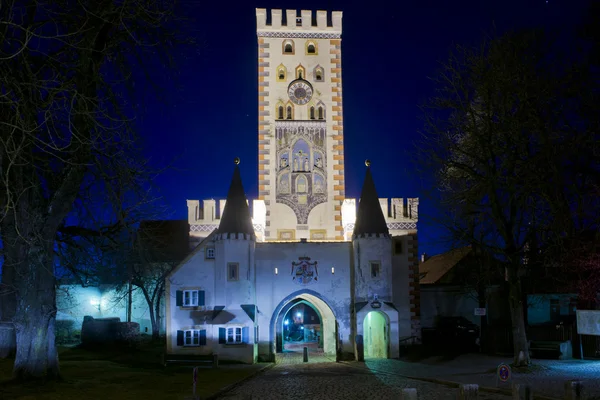 Középkori kapu landsberg am lech — Stock Fotó