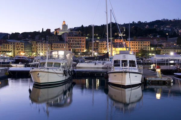 De haven van santa margherita — Stockfoto