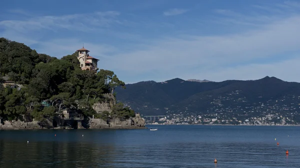 Kust in de buurt van portofino — Stockfoto