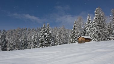 val di fassa içinde dağ evi