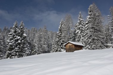 val di fassa içinde dağ evi