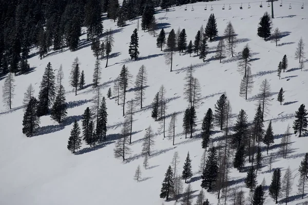 Paysage hivernal dans les Dolomites — Photo