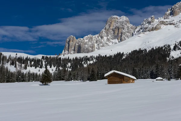 Chalet in het dolomiti — Stockfoto