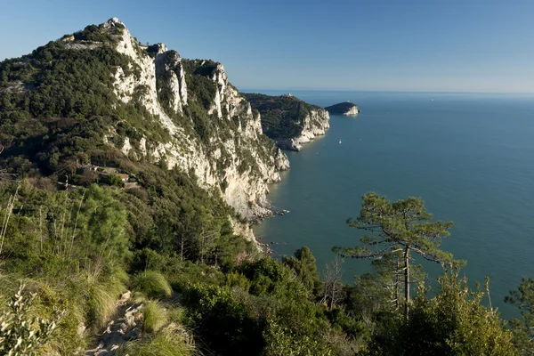 Looking at Portovenere and Palmaria — Stock Photo, Image