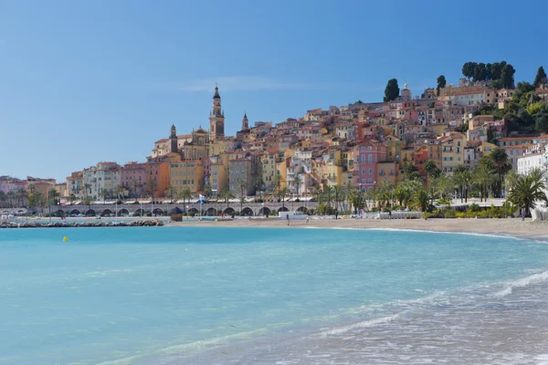 The townscape of Menton. — Stock Photo, Image