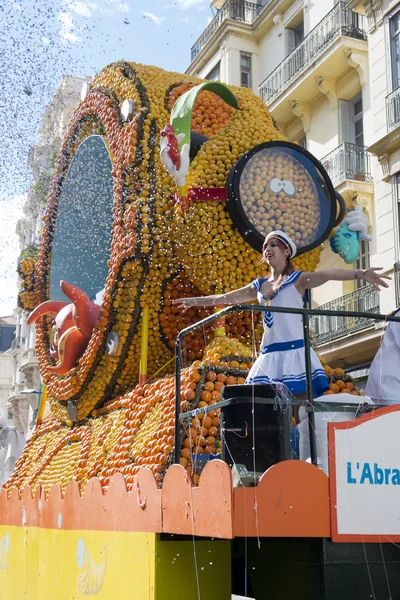 Float Citrus decorado — Fotografia de Stock