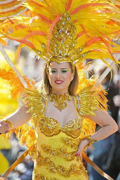 Ballerino nella parata del Festival del Limone — Foto Stock