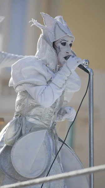 Masker in the Lemon Festival Parade — Stock Photo, Image