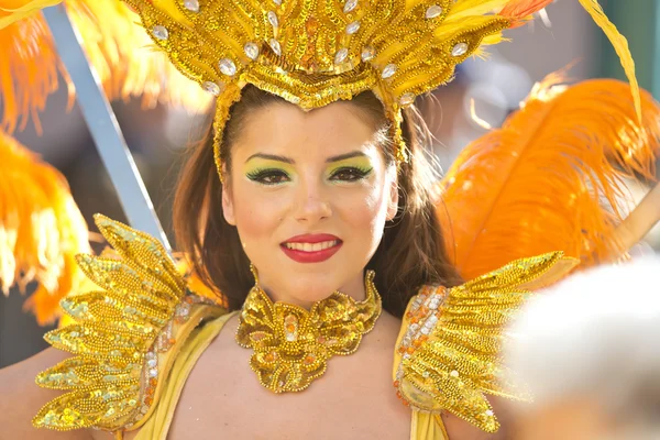Dansare i citron festival paraden — Stockfoto