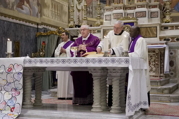 Bishop officiating Communion