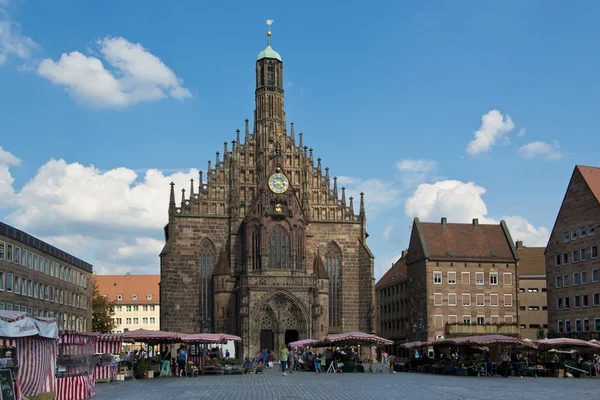 Igreja de Nossa Senhora em Nuremberga — Fotografia de Stock