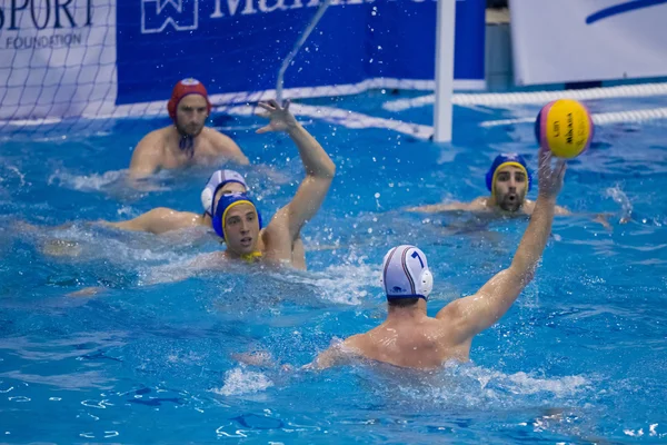 Waterpolo overeenkomen met pro recco - barceloneta — Stockfoto