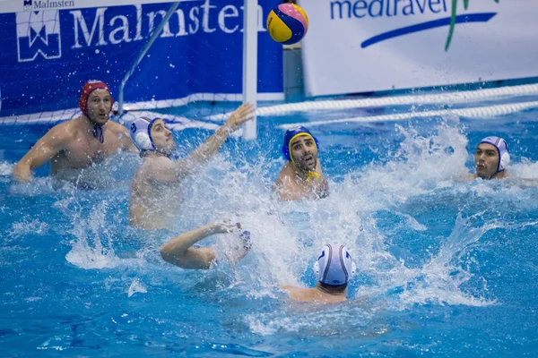 Water polo match Pro Recco - Barceloneta — Stock Photo, Image