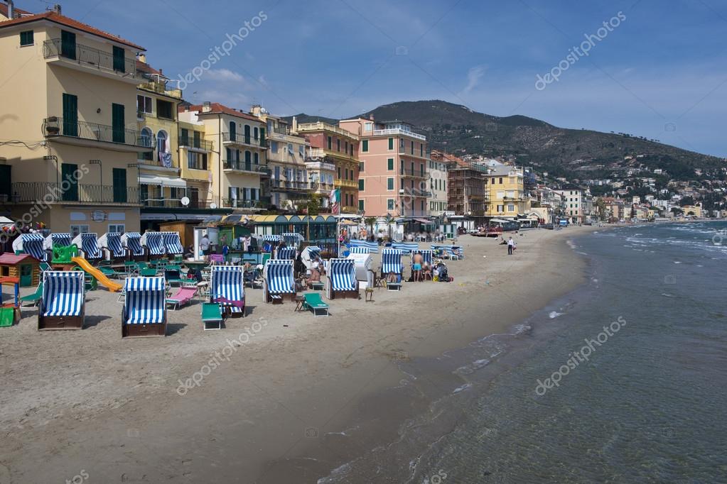 La Spiaggia Di Alassio Foto Editoriale Stock Faabi 43625895