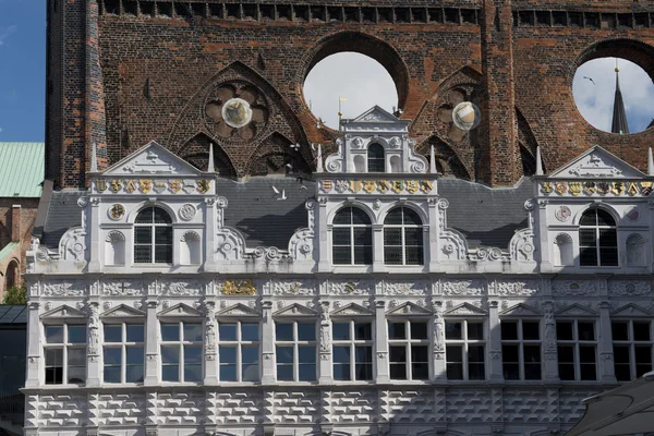 Rathaus in Lübeck — Stockfoto