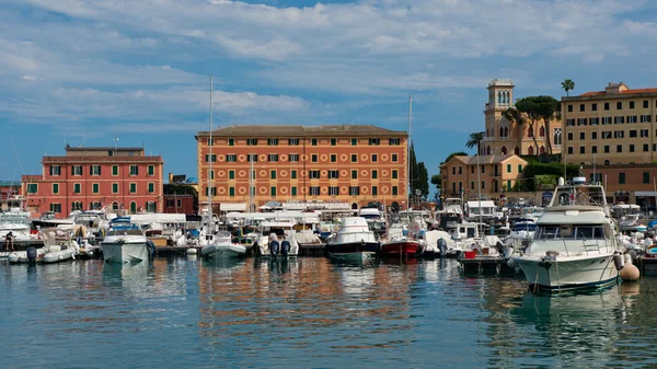 The harbour of Santa Margherita — Stock Photo, Image