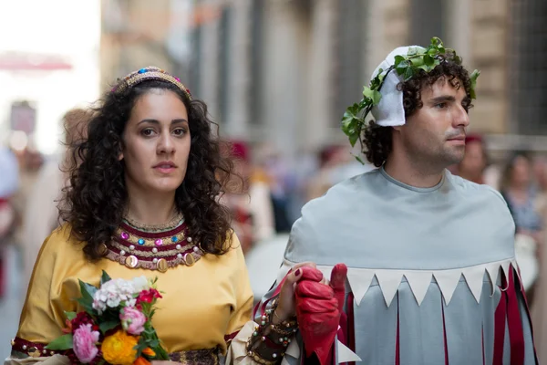 Characters of the Maritime Republics Historical Parade — Stock Photo, Image