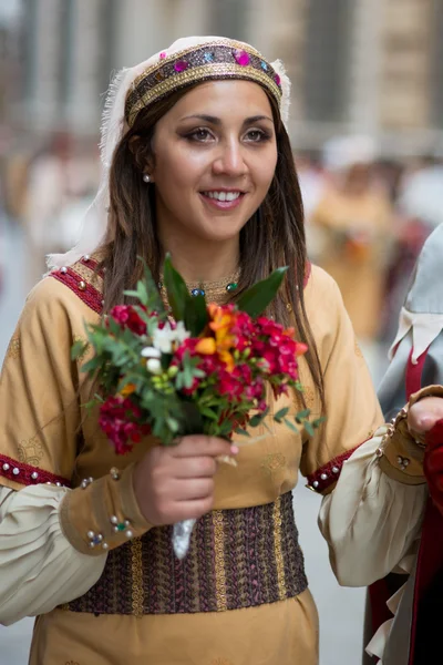 Character of the Maritime Republics Historical Parade — Stock Photo, Image