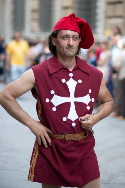 Character of the Maritime Republics Historical Parade — Stock Photo, Image