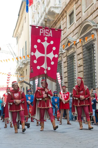 Carácter de las Repúblicas Marítimas Desfile Histórico — Foto de Stock