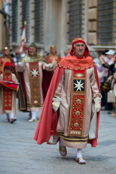 Carácter de las Repúblicas Marítimas Desfile Histórico — Foto de Stock