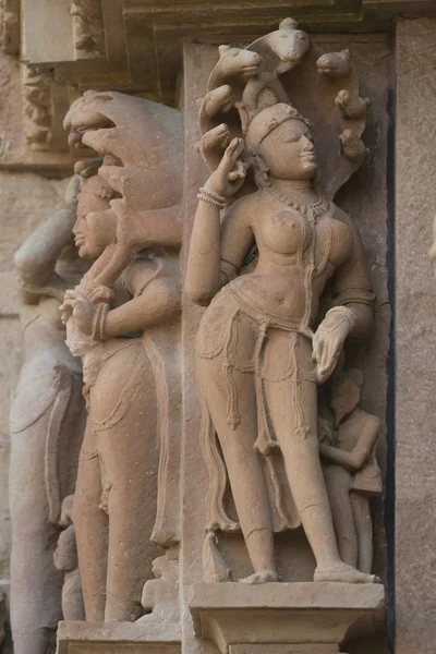 Tempio di Lakshamana a Khajuraho — Foto Stock