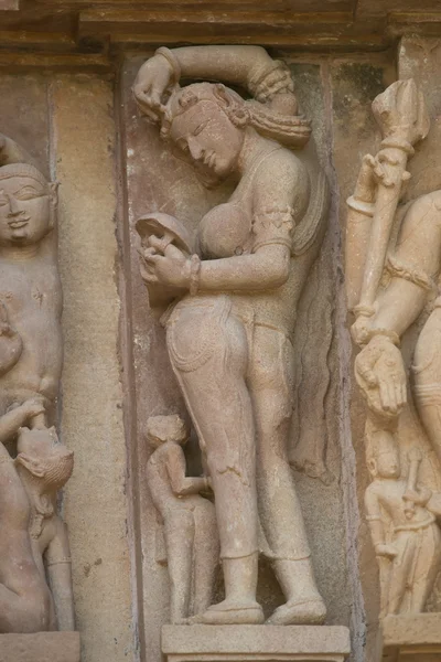 Lakshamana tempel in khajuraho — Stockfoto