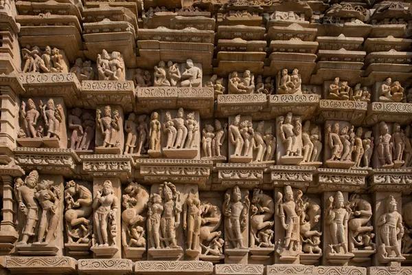 Tempio di Pashvanath a Khajuraho — Foto Stock