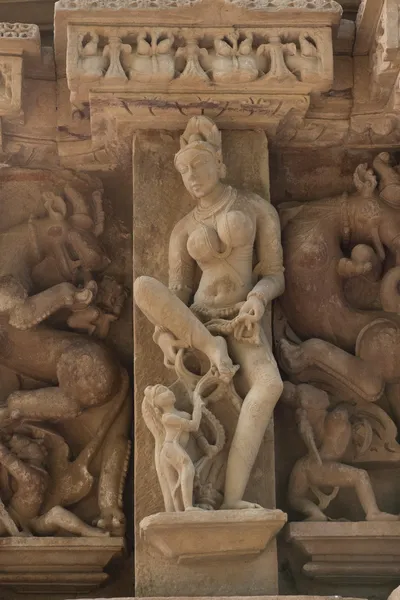Templo de Pashvanath em Khajuraho — Fotografia de Stock