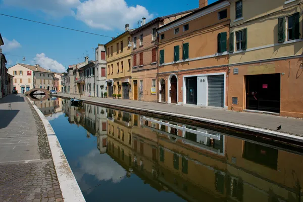Reflections in Comacchio — Stock Photo, Image