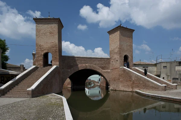 Trepponti in Comacchio — Stockfoto