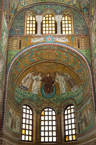 Mosaik in San Vitale — Stockfoto