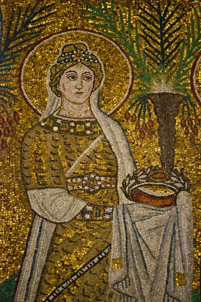 Mosaic in Sant'Apollinare Nuovo — Stock Photo, Image