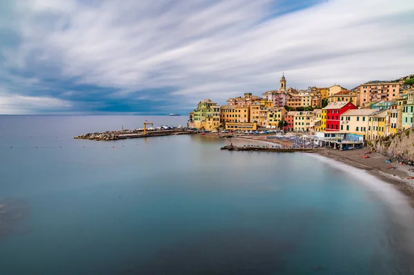 Den Antika Fiskebyn Bogliasco Den Italienska Rivieran — Stockfoto