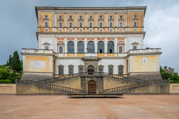Villa Farnese Más Néven Villa Caprarola Egy Ötszögletű Kastély Város — Stock Fotó