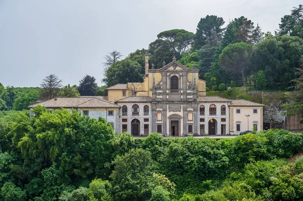 Igreja Santa Teresa Aldeia Caprarola Tuscia Lazio Itália — Fotografia de Stock