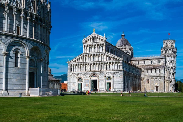 World Famous Piazza Dei Miracoli Pisa One Unesco World Heritage — Stock Photo, Image